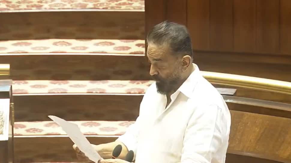 Roll, Digital camera, Motion… And Oath! Kamal Haasan Takes Oath As Rajya Sabha MP In Tamil