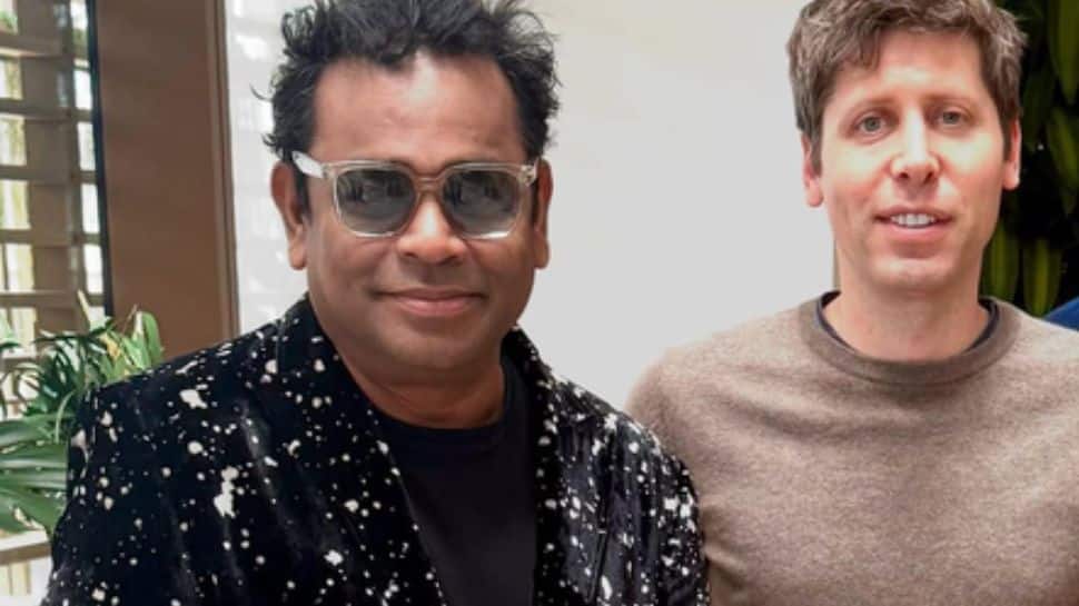A R Rahman Meets Sam Altman To Discuss Virtual Global Band 'Secret Mountain'
