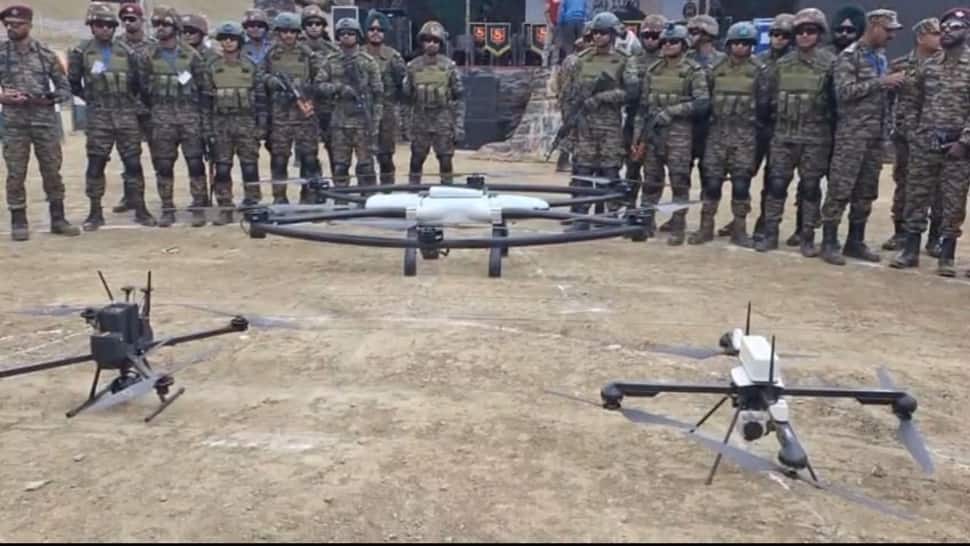 At Pakistan Border, India Showcases Its Drone Might, Capabilities To Operate At High-Altitude
