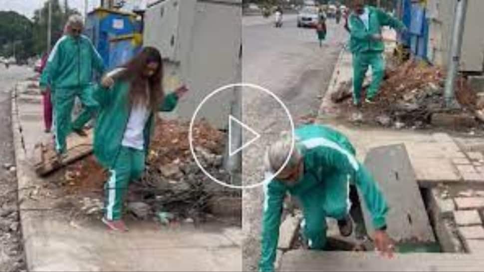 Bengaluru`s `Skid Game`: Journalists Turn Potholes Into Satirical Survival Challenge, Video Goes Viral | WATCH