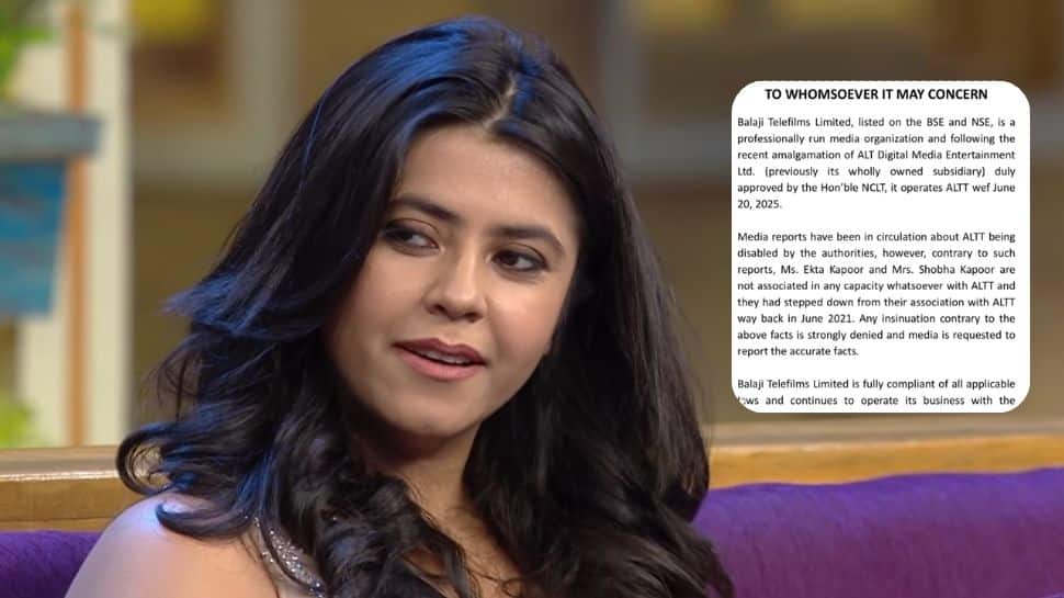 Ekta Kapoor Issues Clarification After ALTT Named Among 25 OTT Platforms Banned For Vulgar Content: ‘Not Associated In Any Capacity’