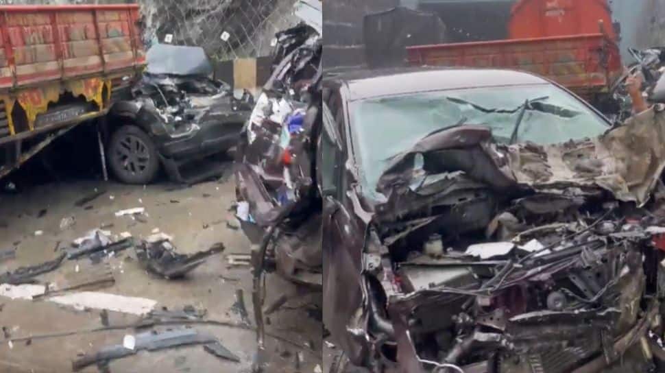 Mumbai-Pune Expressway: Multiple Vehicles Crash, 1 Killed, Several Injured After Container Truck Brake Failure