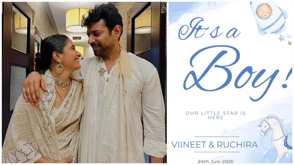 Viineet Kumar Siingh And Wife Ruchira Welcome Baby Boy, Call Him 'The Littlest Singh'