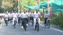 J-K: BSF Holds Cycle Rally In Srinagar To Commemorate Kargil Vijay Diwas