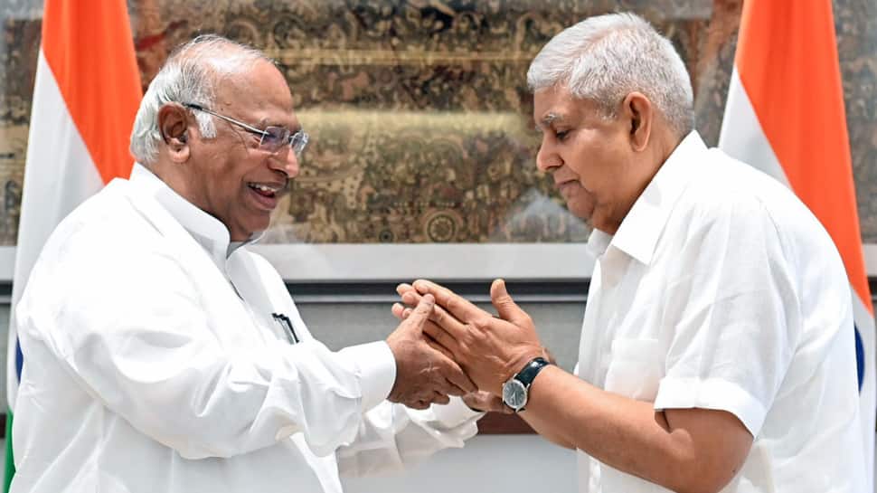 `Should Tell Us…`: Congress President Kharge On Jagdeep Dhankhar`s Resignation As Vice President