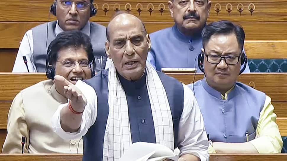 Operation Sindoor Debate: Defence Minister Rajnath Singh Corners Opposition, Raises 8 Key Points