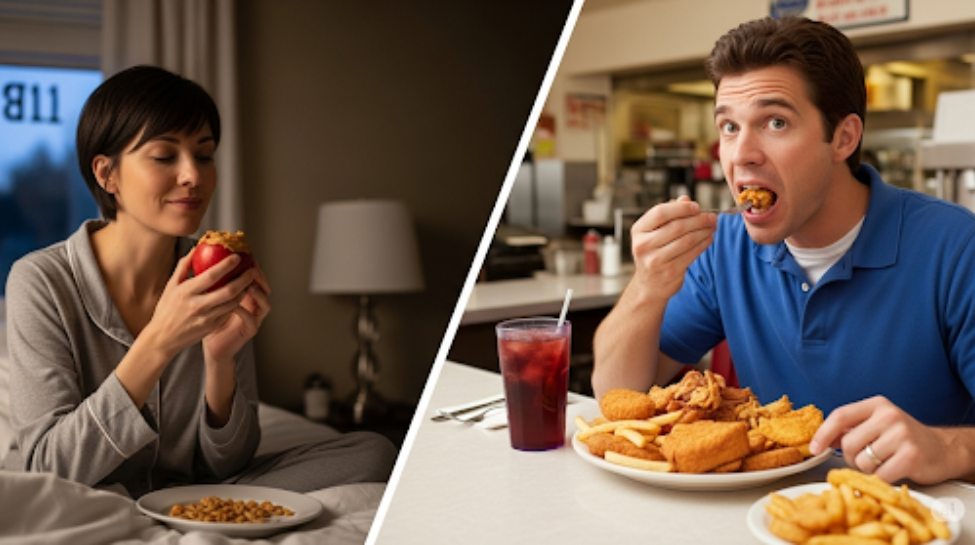 Eating Late at Night Causes Weight Gain: