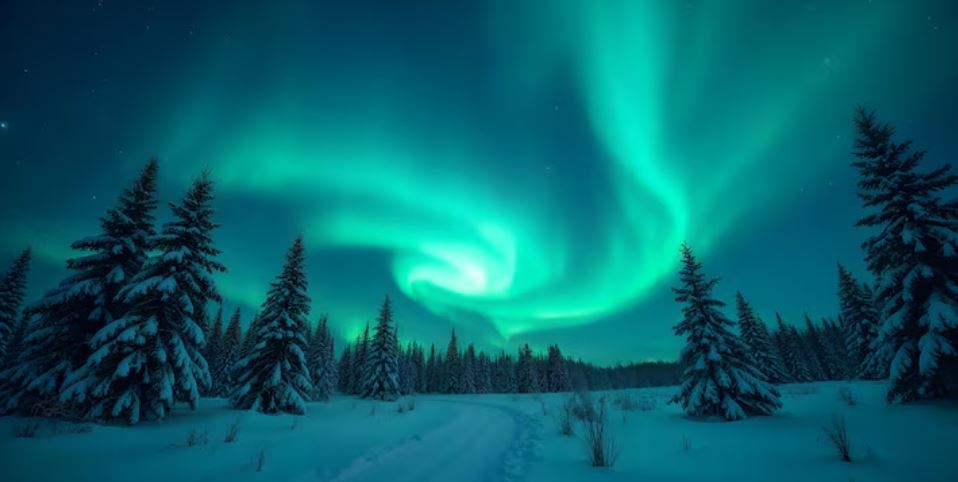 Northern Lights in India, Where to watch Auroras in India, Aurora Borealis Ladakh,