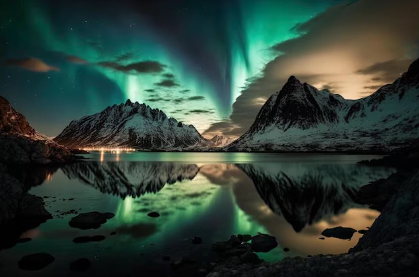 Northern Lights in India, Where to watch Auroras in India, Aurora Borealis Ladakh,
