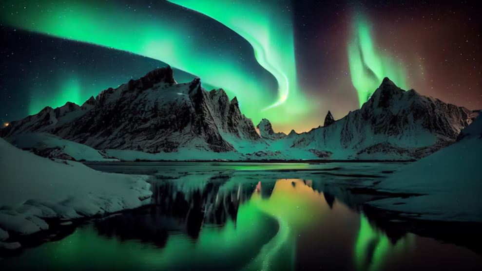 Northern Lights in India, Where to watch Auroras in India, Aurora Borealis Ladakh, Northern Lights H