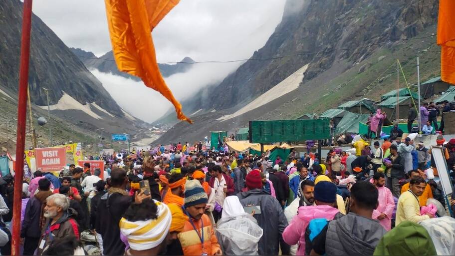 Amarnath Yatra Suspended For 2nd Consecutive Day Due To Inclement Weather