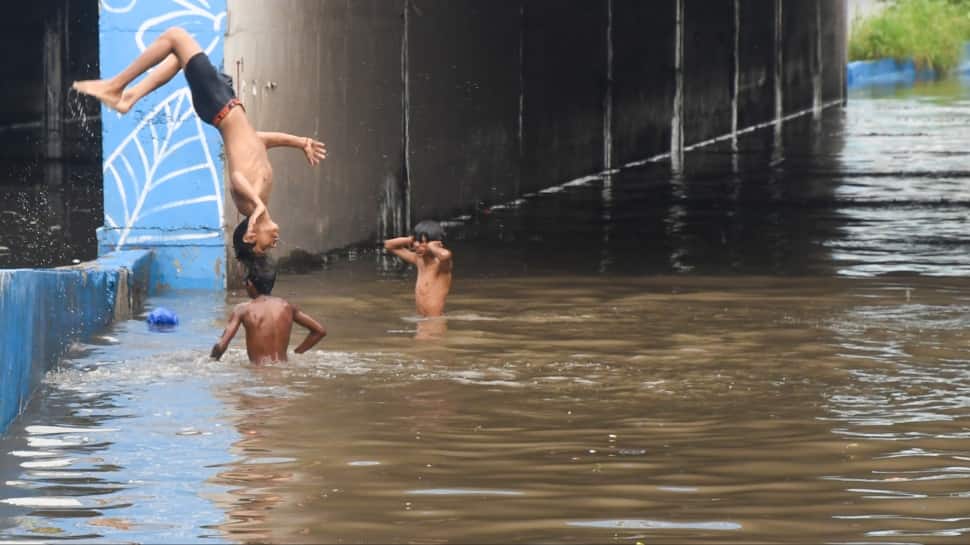Gurugram Floods Again: Viral Video Shows Kids Swimming In Waterlogged Streets, Residents Outraged