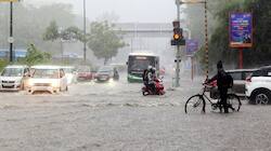 Rain Batters Delhi, Triggers Waterlogging In Multiple Areas