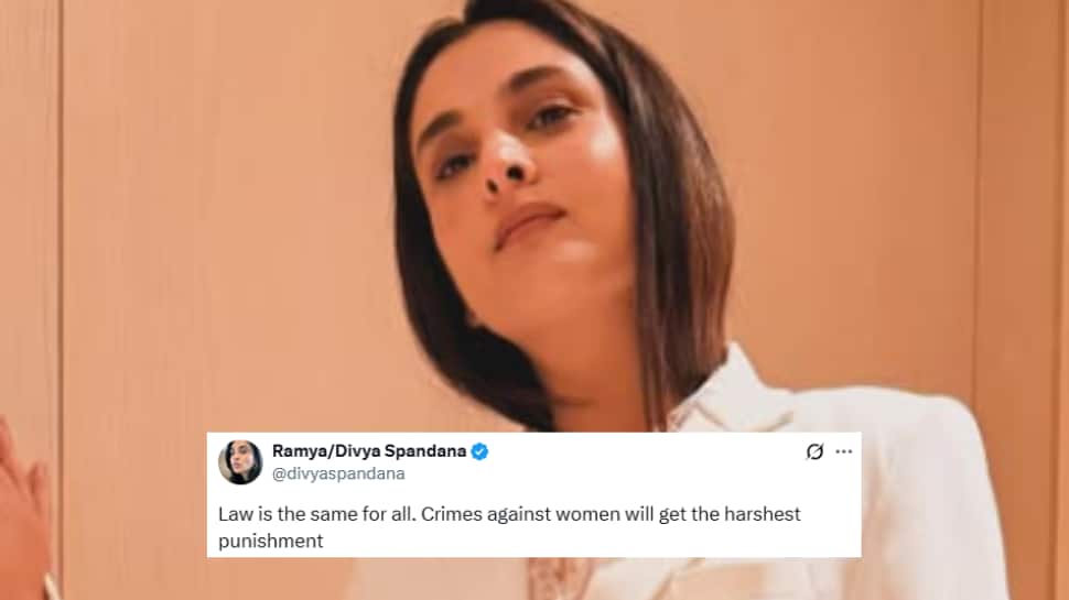 Two Held After Actor Ramya Receives Threats Over Renukaswamy Case