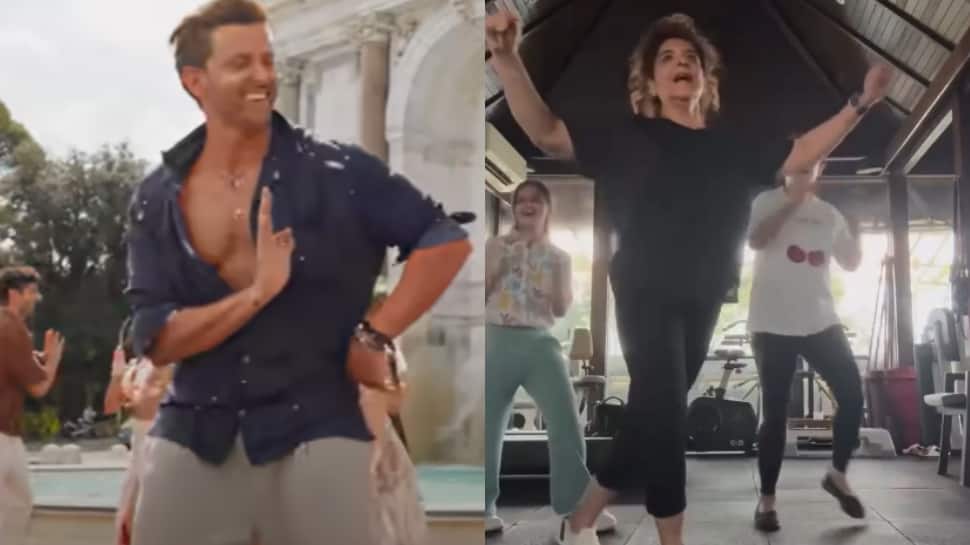 VIRAL VIDEO: Hrithik Roshan's Mom Pinky Roshan Grooves To War 2 Track 'Aavan Jaavan' Like A Pro - WATCH