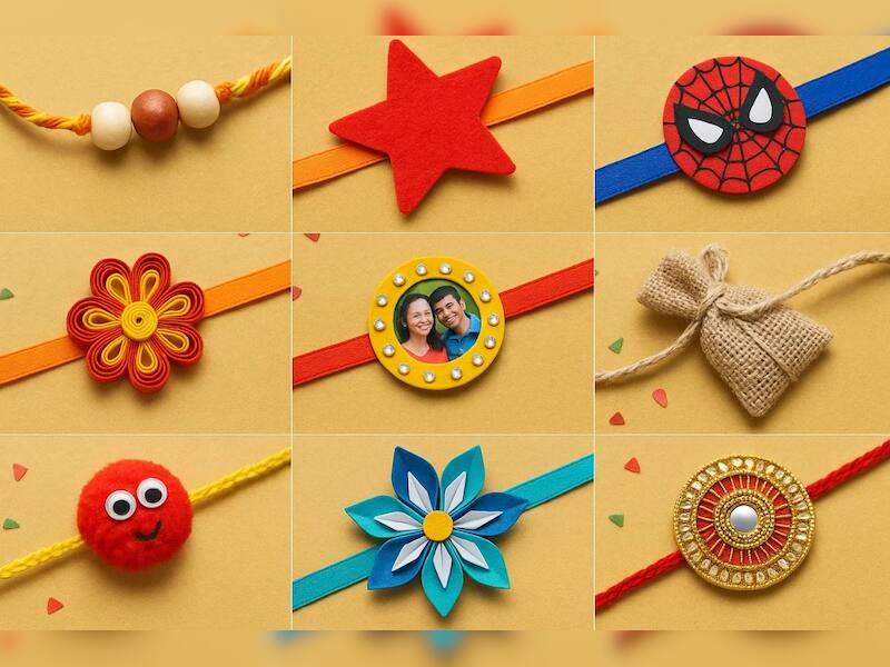 10 Adorable DIY Rakhi Ideas To Make At Home This Raksha Bandhan 2025 ...