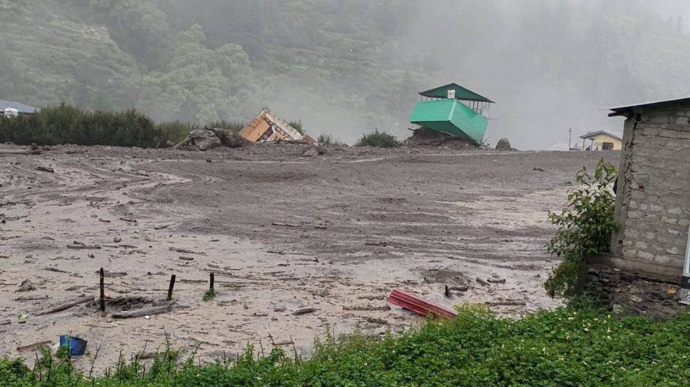Major Cloudburst Hits Dharali Near Harsil In Uttarkashi, Several Feared Missing