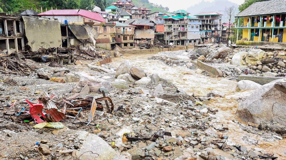 Himachal: Cloudburst Triggers Floods In Kinnaur; Kailash Yatra Suspended, 413 Pilgrims Rescued