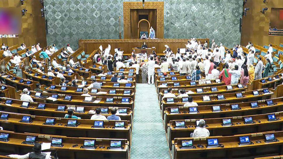 INDIA Bloc Creates Havoc In Parliament Against Voter List Revision In Bihar