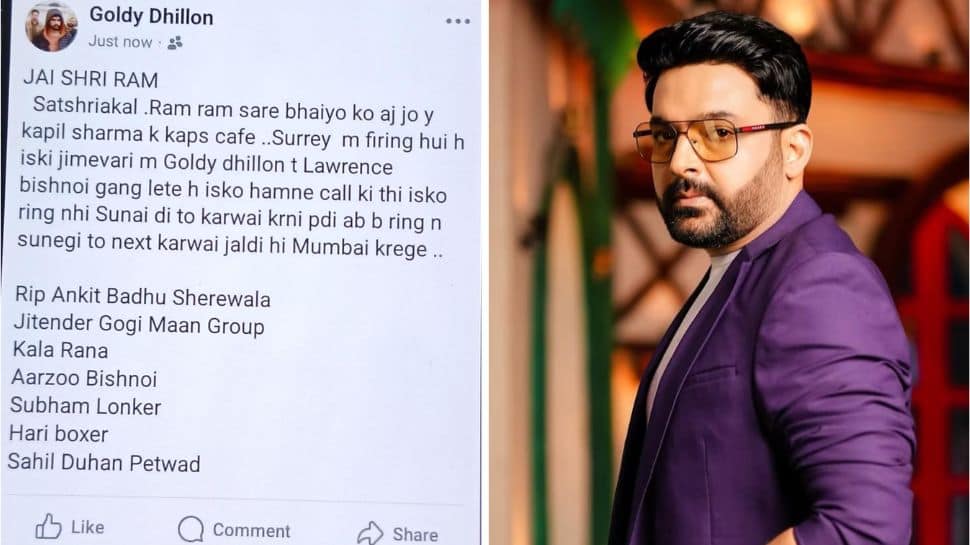 Lawrence Bishnoi Gang Warns Kapil Sharma Of Another 'Attack' In Mumbai; Comedian To Get Protection From Mumbai Police