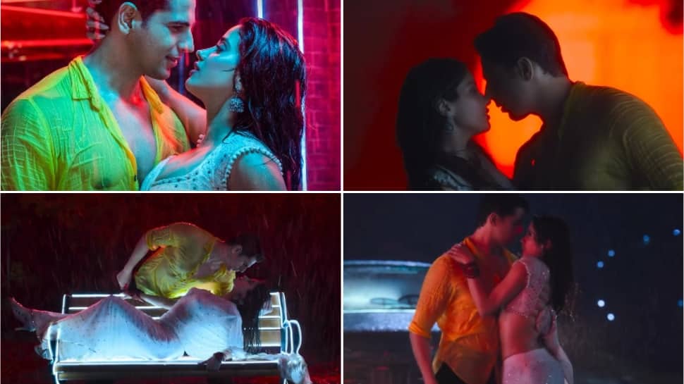 'Bheegi Saree': Sidharth Malhotra, Janhvi Kapoor's Steamy Chemistry In Param Sundari's Rain Track Sets The Internet On Fire -  WATCH