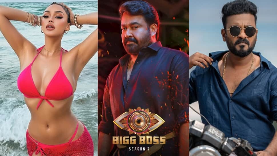 Bigg Boss Malayalam Season 7:  From Appani Sarath To Gizele Thakral - Check Full List Of Contestants Of Mohanlal's Show 