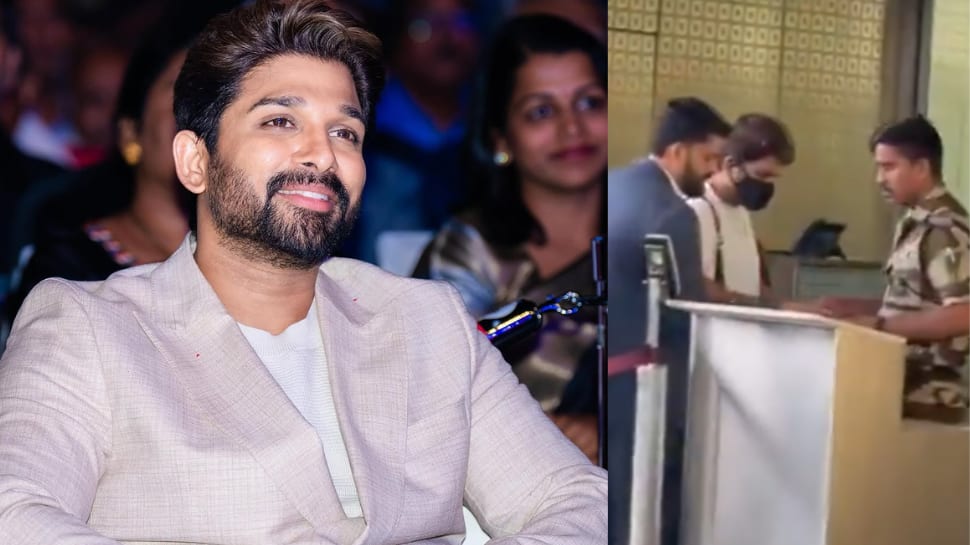 Allu Arjun’s Airport Video: Actor Wore Mask, His Security Check Moment Goes Viral - Watch