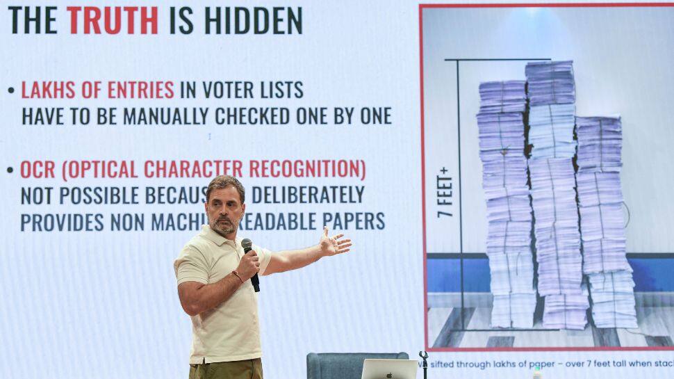 Karnataka Chief Poll Officer Seeks Proof From Rahul Gandhi Over Double-Voting Claim, Says `Provide Relevant Documents `
