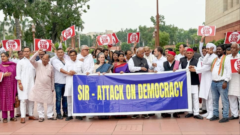 Oppn MPs To March Against Election Commission From Parliament`s Makar Dwar Today