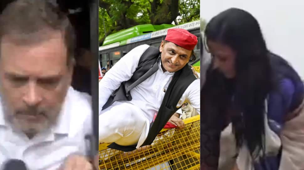 ‘Vote Chori’ Protest March: Rahul Gandhi Detained, Akhilesh Yadav Jumps Barricade – Key Points