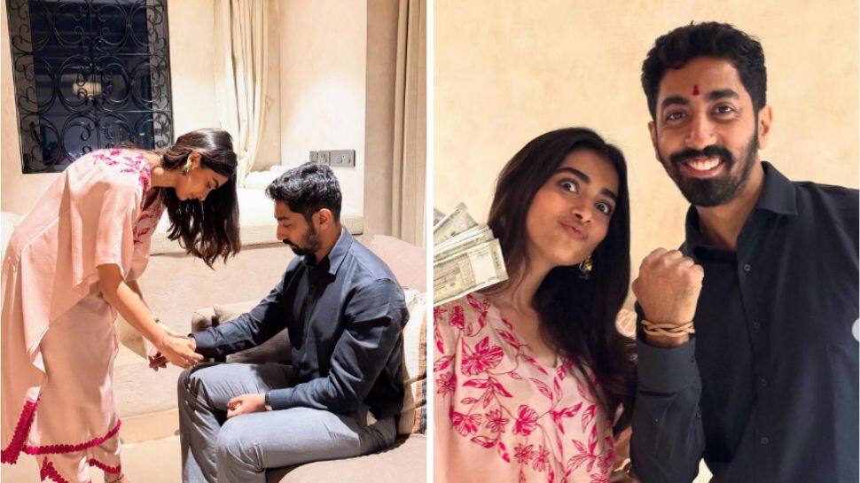 Coolie Actress Pooja Hegde’s Pink Raksha Bandhan Outfit’s WHOOPING Price Will Leave You Stunned! – Check Here