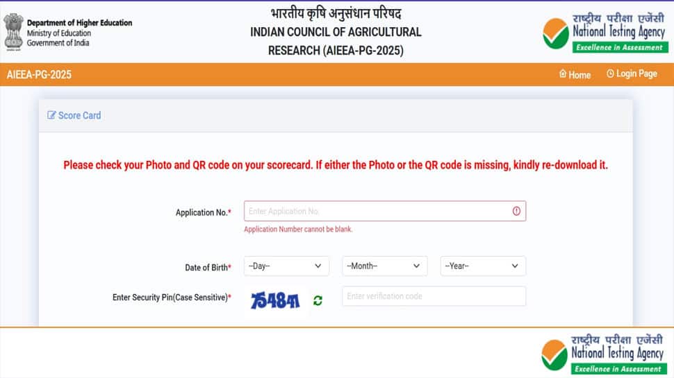 ICAR AIEEA PG, AICE PhD Result 2025 Released At exams.nta.ac.in- Check Direct Link, Steps To Download Here