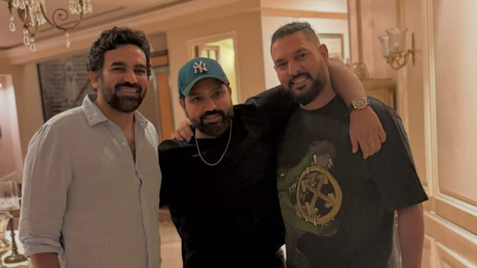 IPL 2026 वाणिज्यिक अफवाहों के बीच में, ज़हीर खान रोहित शर्मा और युवराज सिंह से मिलते हैं, क्या यह कुछ खाना पकाने है?