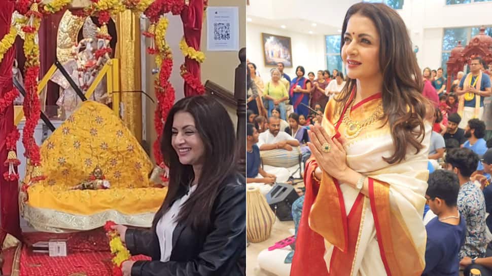 Bhagyashree Offers Prayers At 2 Famous Krishna Temples On Janmashtami 2025, Feels 'Fortunate'