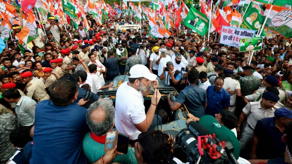 Rahul Gandhi`s Car Hits Cop, How Will This Incident Affect His Bihar `Voter Adhikar Yatra`? VIDEO