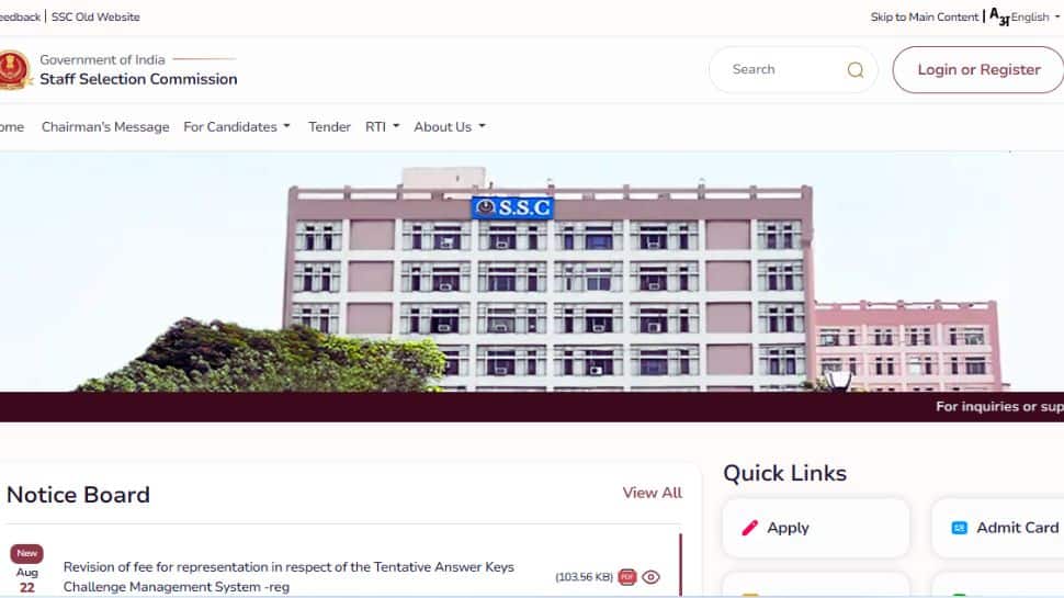 SSC Stenographer 2025: Grade C And D Answer Key, Response Sheet Released At ssc.gov.in- Check Direct Link Here SSC Stenographer 2025: Grade C And D Answer Key, Response Sheet Released At ssc.gov.in- Check Direct Link Here