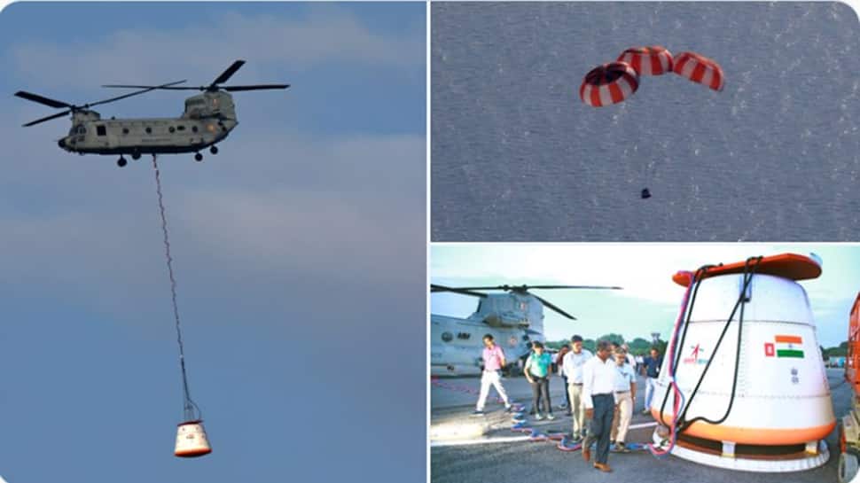 ISRO Completes First Integrated Air Drop Test For Gaganyaan Mission | Science & Environment News