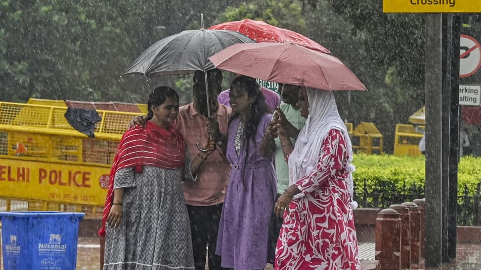Delhi Weather Today: Monsoon Rain Continues To Lash National Capital; IMD Issues Yellow Alert As Flights Affected