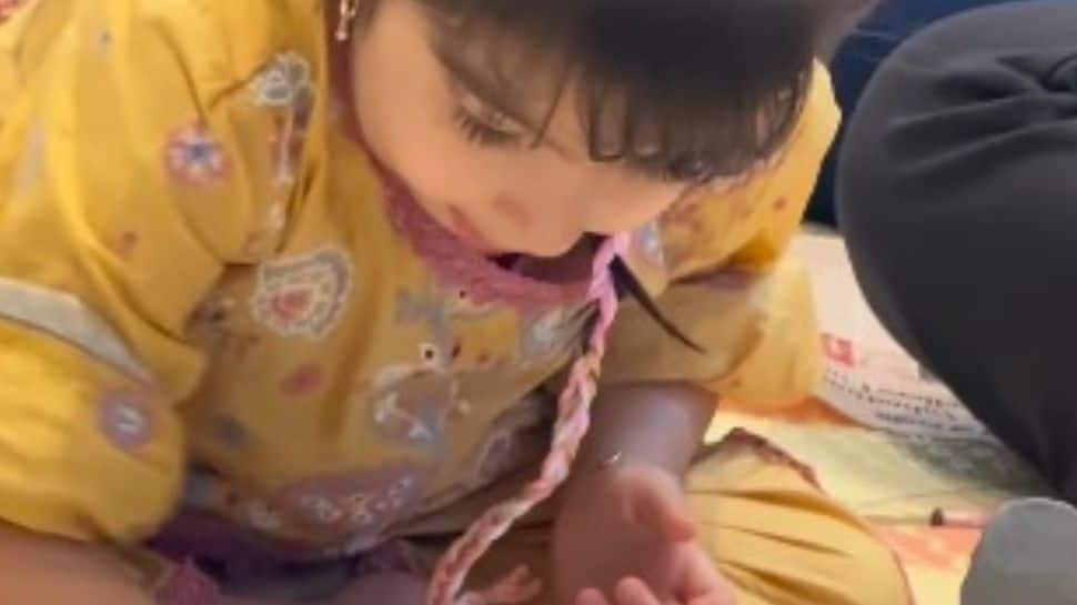 Bipasha Basu’s Daughter Devi Crafts Adorable Ganpati Idol Ahead Of Festivities