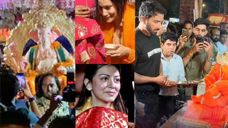 Ganesh Chaturthi 2025: Anant Ambani-Radhika Ambani To Sonu Sood, Hansika Motwani, Ankita Lokhande Welcome Bappa Home Amid Aplomb & Festivity - Watch