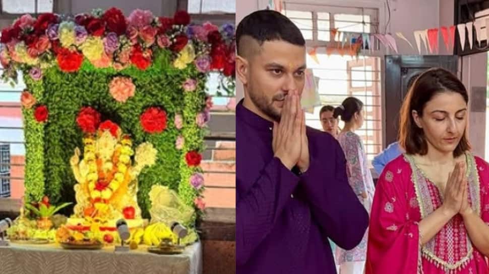 Ganesh Chaturthi 2025: Kunal Kemmu, Soha Share Glimpse Of Their Celebrations With Daughter Inaaya - SEE PICS