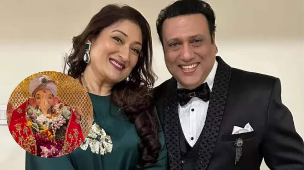 Govinda And Sunita Ahuja Quash Divorce Rumours With Ganpati Visarjan Dance - WATCH