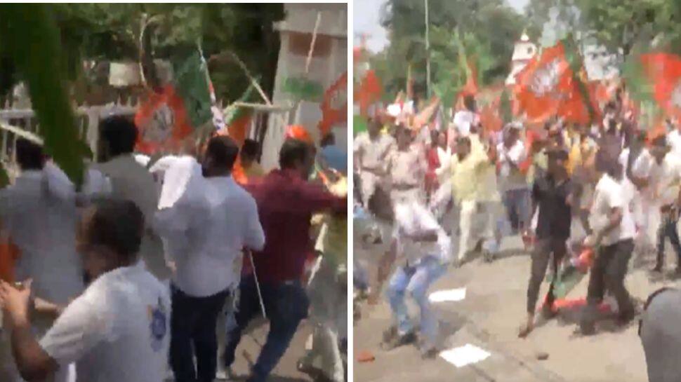 Tensions Escalate In Bihar: Congress, BJP Workers Clash Over Abusive Remarks Against PM Modi