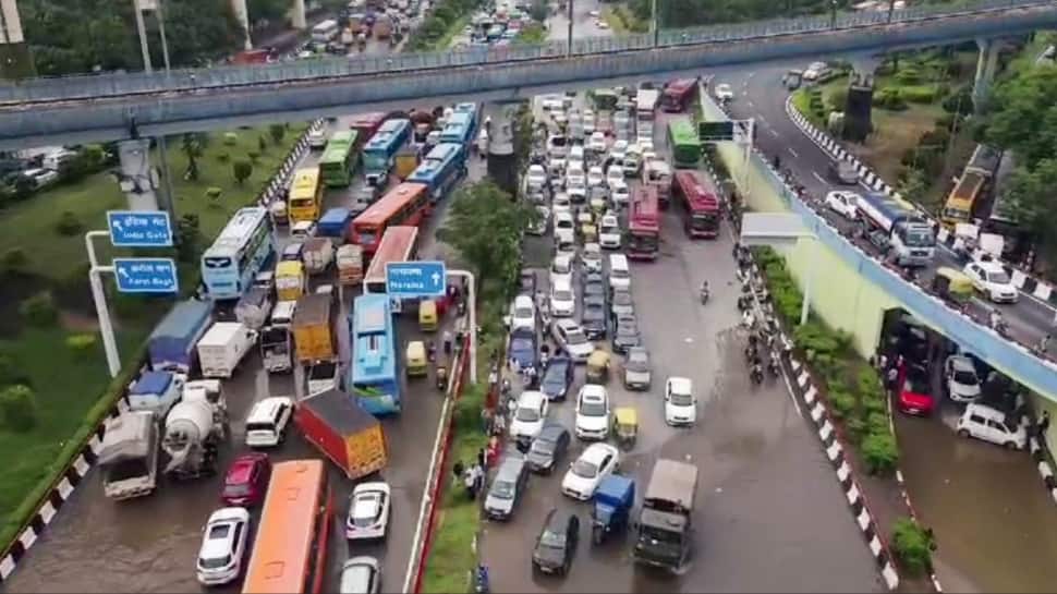 Delhi Rain Update: Waterlogging, Flight Delays, And Traffic Chaos; IMD Issues Orange Alert