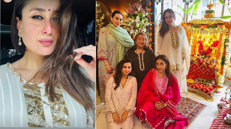 Ganesh Chaturthi 2025: Inside Kareena Kapoor, Karisma Kapoor's Family Ganpati Festivity - Pics