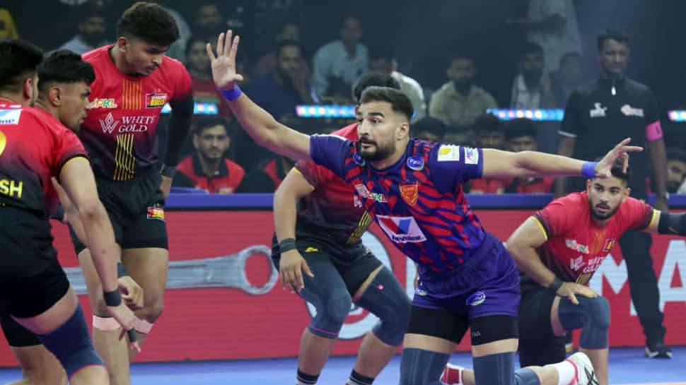 पीकेएल 12: बेंगालुरु बुल्स पर दाबांग दिल्ली से सात अंकों की जीत में अशु मलिक सितारे