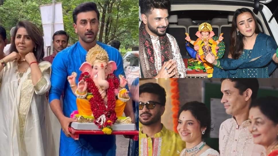Ganesh Visarjan 2025: Salman Khan, Ananya Panday, Ranbir Kapoor, Ankita Lokhande And Other Celebs Bid Emotional Goodbye To Bappa - WATCH