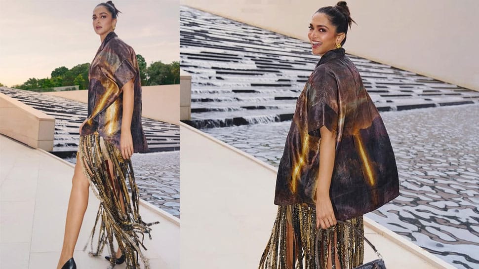 Deepika Padukone Rocks Her Statement Fringe Shirt At LV Event, Hubby Ranveer Singh Calls Her 'Hot Mama'
