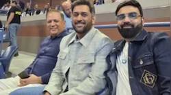 MS Dhoni Spotted At US Open As Novak Djokovic Storms Into Semifinals