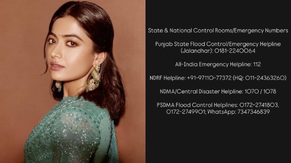 Rashmika Mandanna Expresses Grief Over Devastation Caused By Floods In North India, Shares Helpline Numbers
